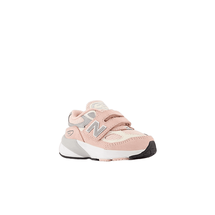 New Balance 990v6 Hook and Loop Pink White (GS) Angle 2