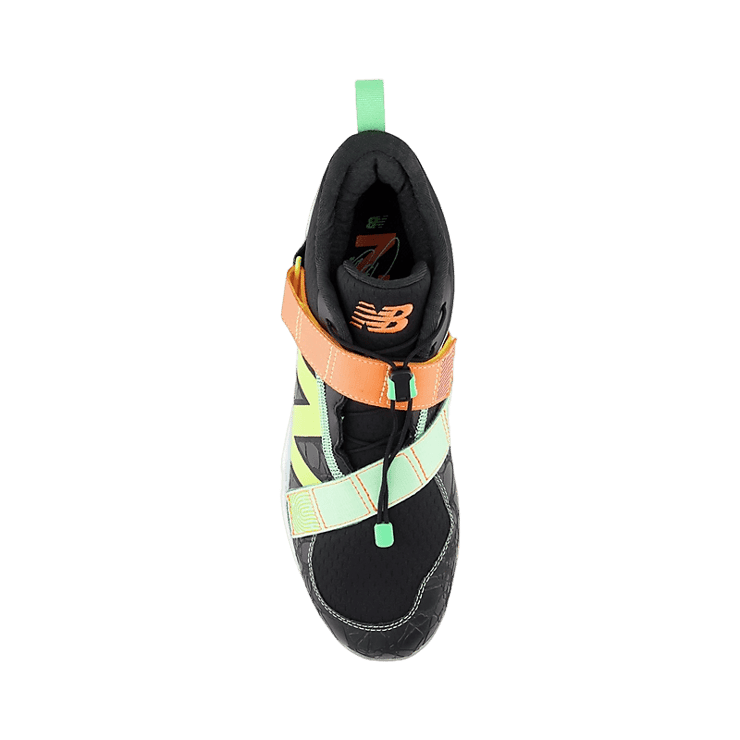 New Balance FuelCell Lindor 2 Comp Black Orange Green Angle 1