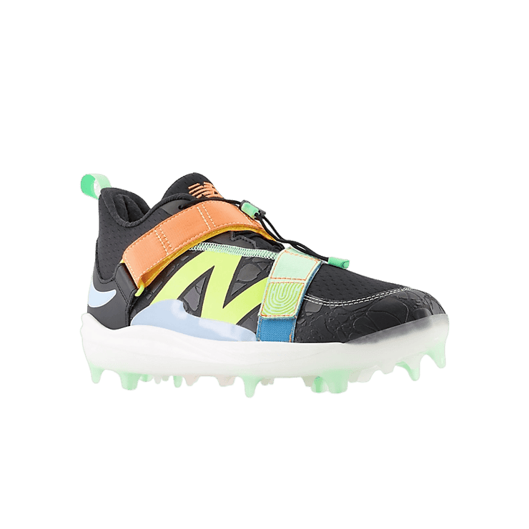 New Balance FuelCell Lindor 2 Comp Black Orange Green Angle 2