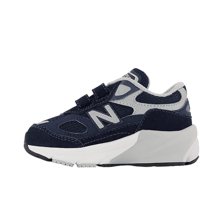 New Balance 990v6 Hook and Loop Blue Grey (GS) Angle 0