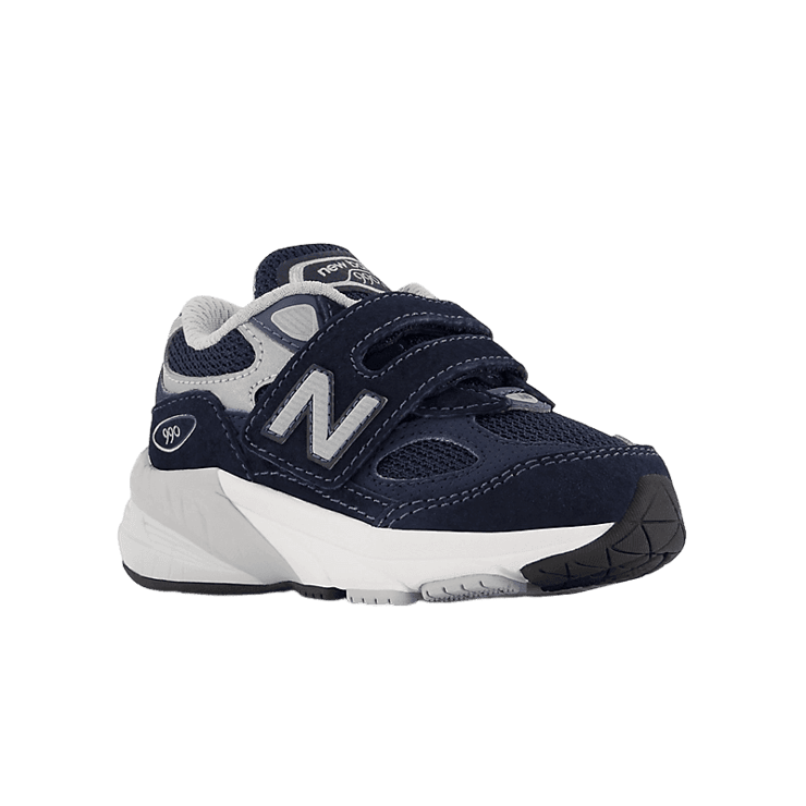 New Balance 990v6 Hook and Loop Blue Grey (GS) Angle 2