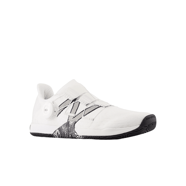 New Balance Minimus TR BOA® White Black (W) Angle 2