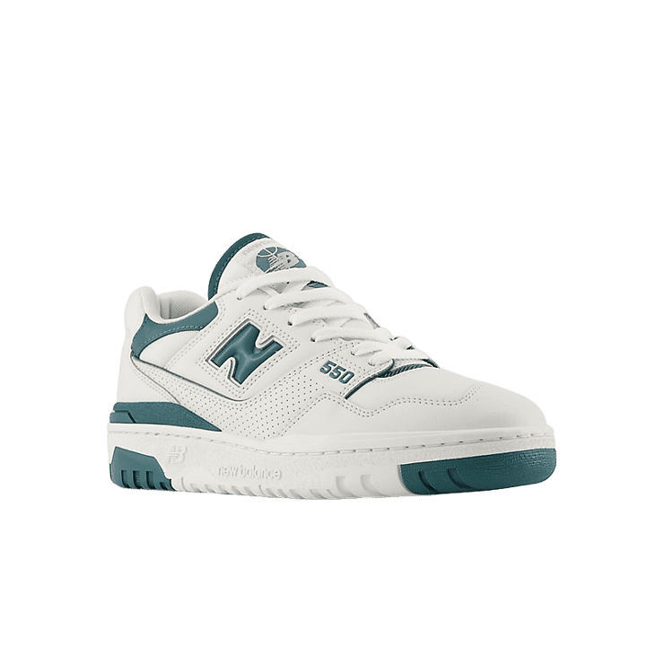 New Balance 550 Grey Green (W) Angle 2