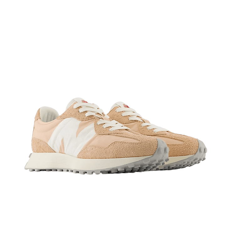 New Balance 327 Pink Beige Angle 2