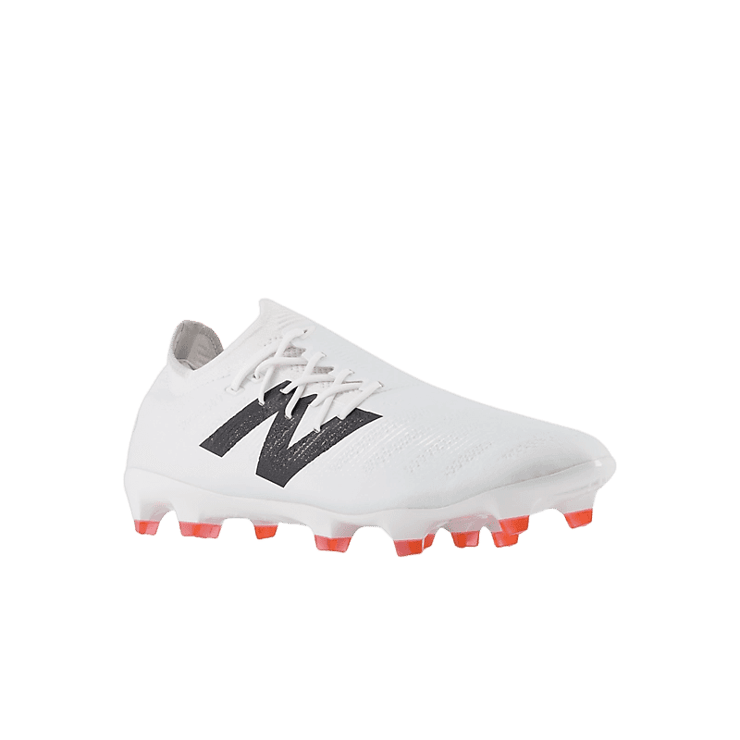 New Balance FURON PRO FG V7+ White Black Red Angle 2