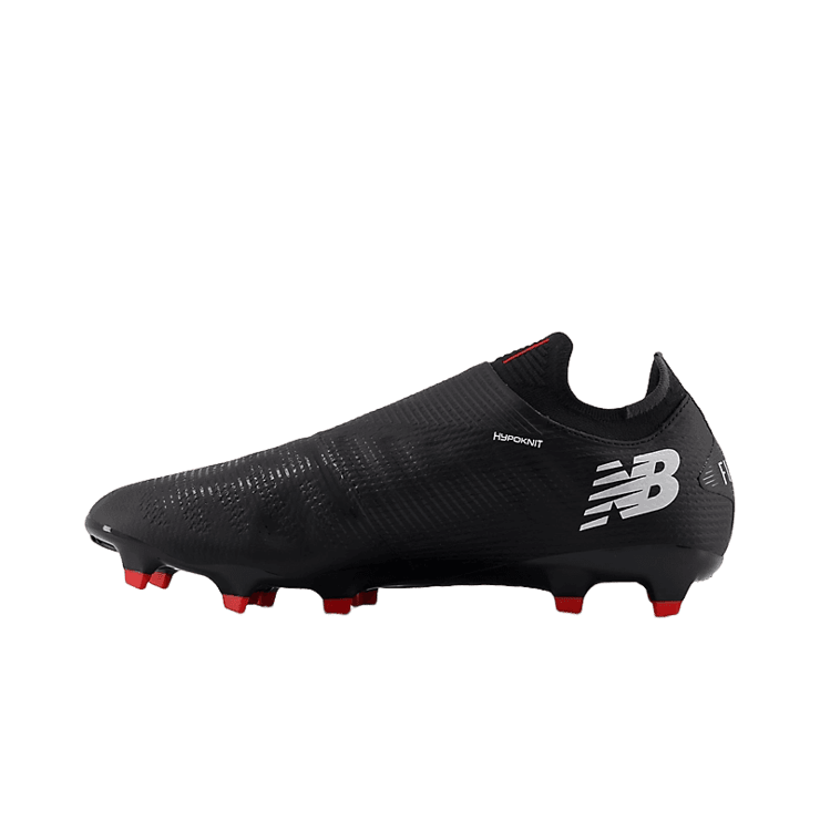 New Balance FURON PRO FG V7+ Black White Red Angle 0