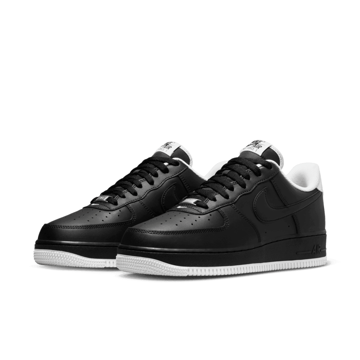 Nike Air Force 1 Low Black White Angle 2