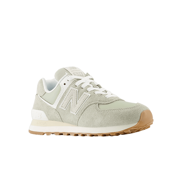 New Balance 574 Green Beige (W) Angle 2