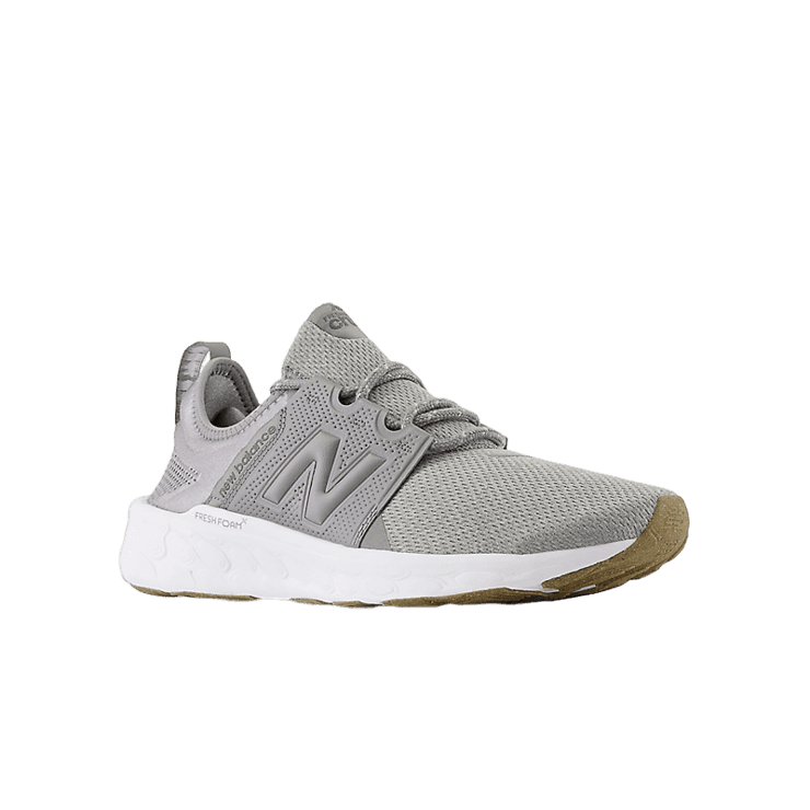 New Balance Fresh Foam X Cruz v3 Grey White Beige Angle 2