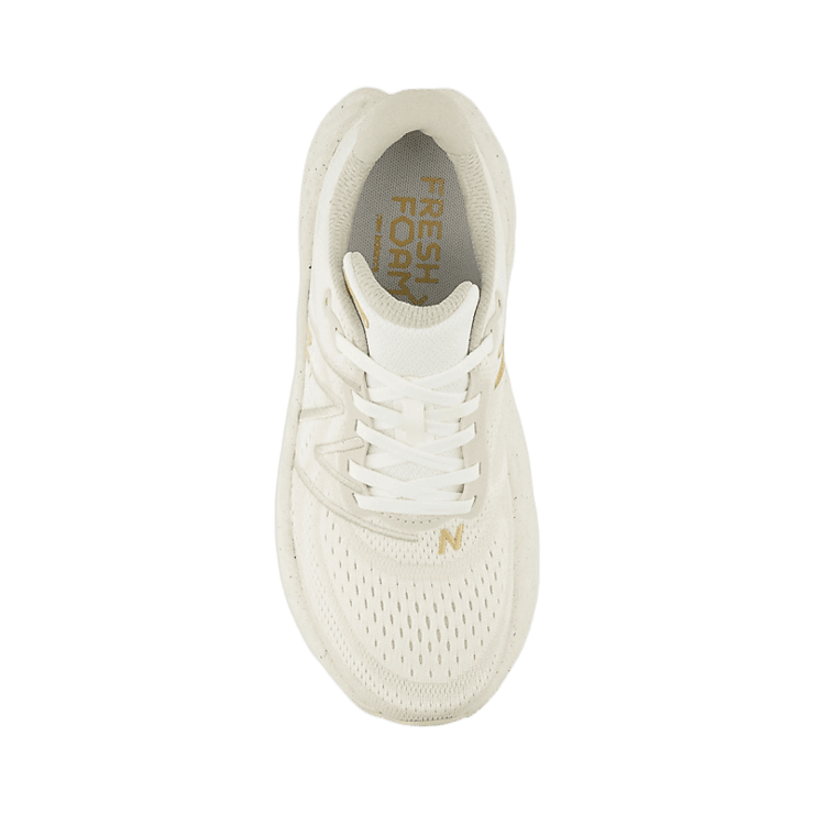 New Balance Fresh Foam X More v4 Beige White Brown (W) Angle 1