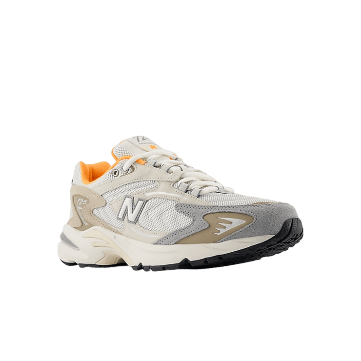 New Balance 725V1 White Orange Grey Angle 2