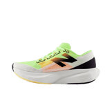 New Balance FuelCell Rebel v4 White Green Orange (W) Angle 0