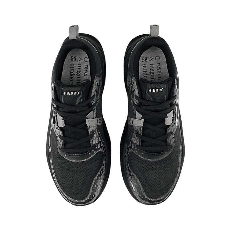 New Balance Fresh Foam X Hierro v8 Black Grey Angle 1