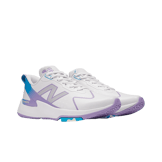 New Balance FuelCell Romero Duo Trainer Unity of Sport Softball White Purple Blue (W) Angle 2