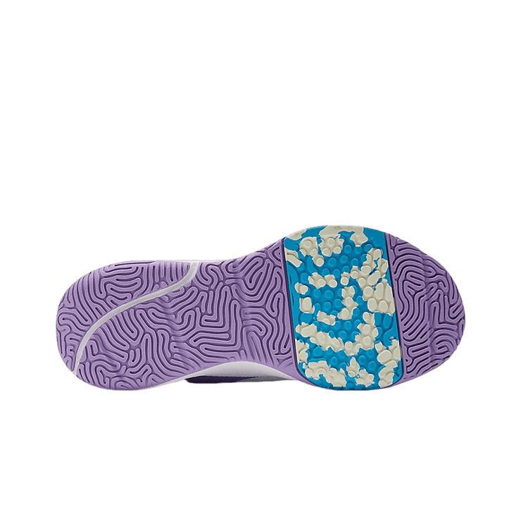 New Balance FuelCell Romero Duo Trainer Unity of Sport Softball White Purple Blue (W) Angle 3