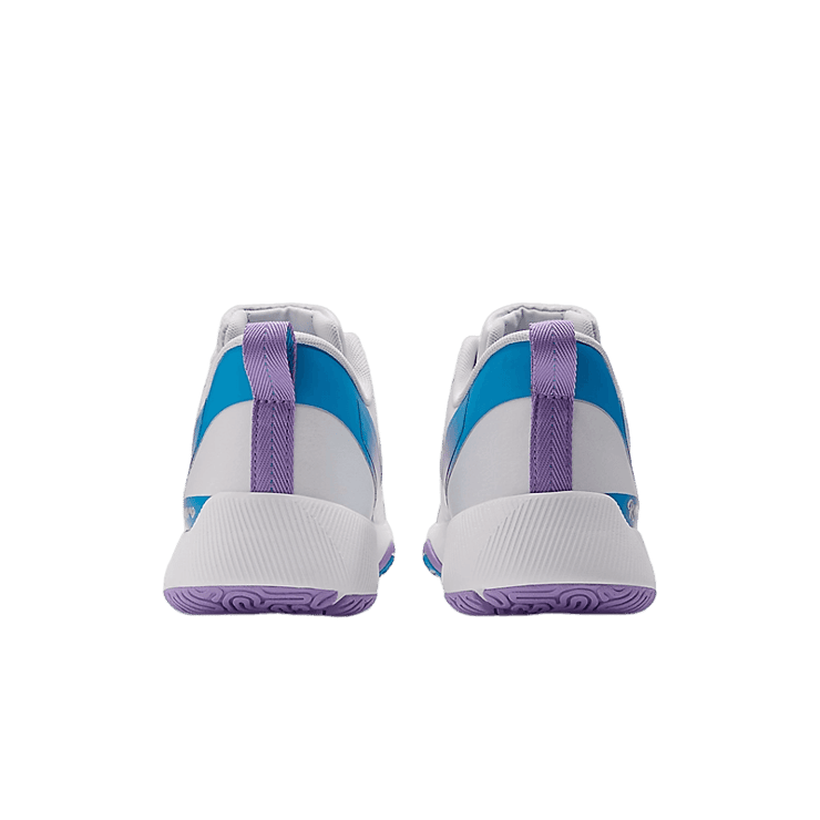 New Balance FuelCell Romero Duo Trainer Unity of Sport Softball White Purple Blue (W) Angle 4