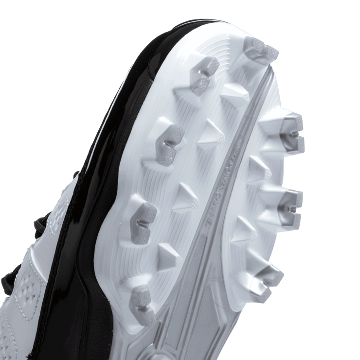 Jordan 9 Retro MCS Cleat RE2PECT White Black Angle 4