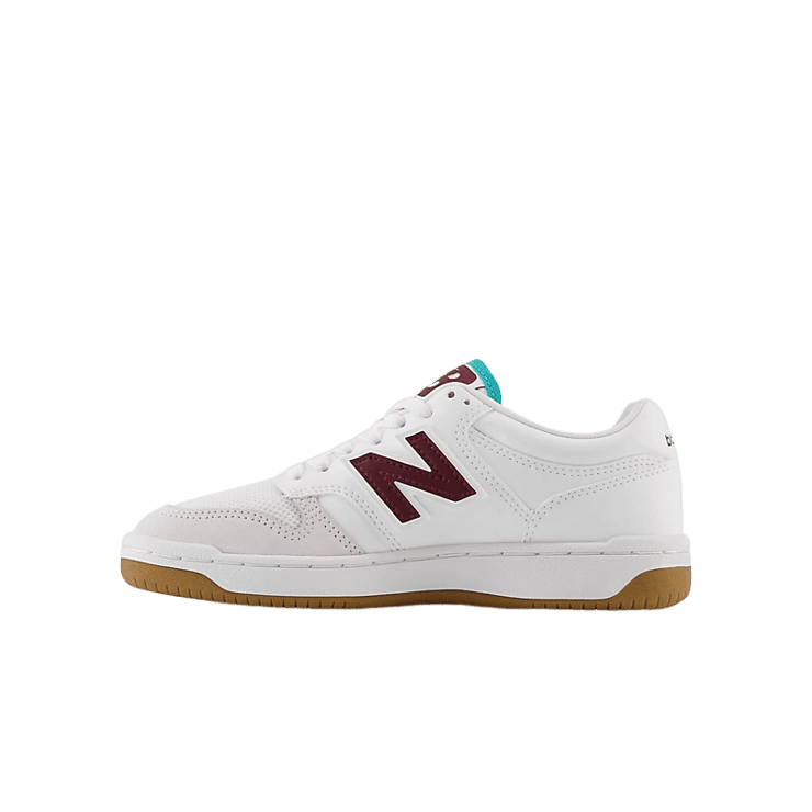 New Balance 480 White Purple (GS) Angle 0
