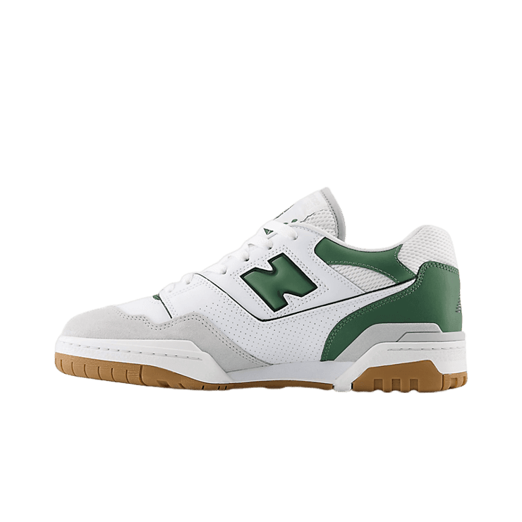 New Balance 550 White Green Grey Angle 0