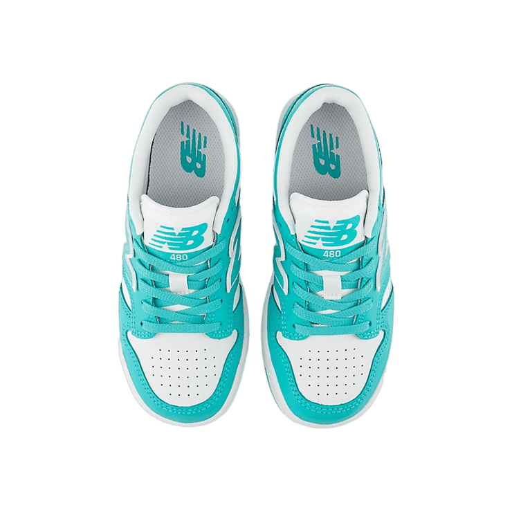 New Balance 480 Green White (GS) Angle 1