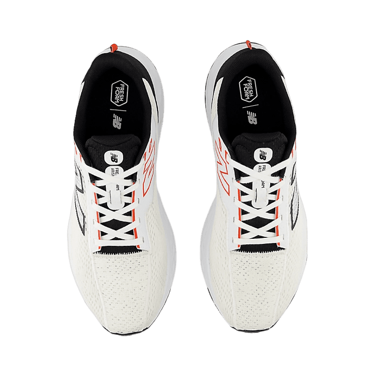 New Balance Fresh Foam Arishi v4 White Black Red Angle 1