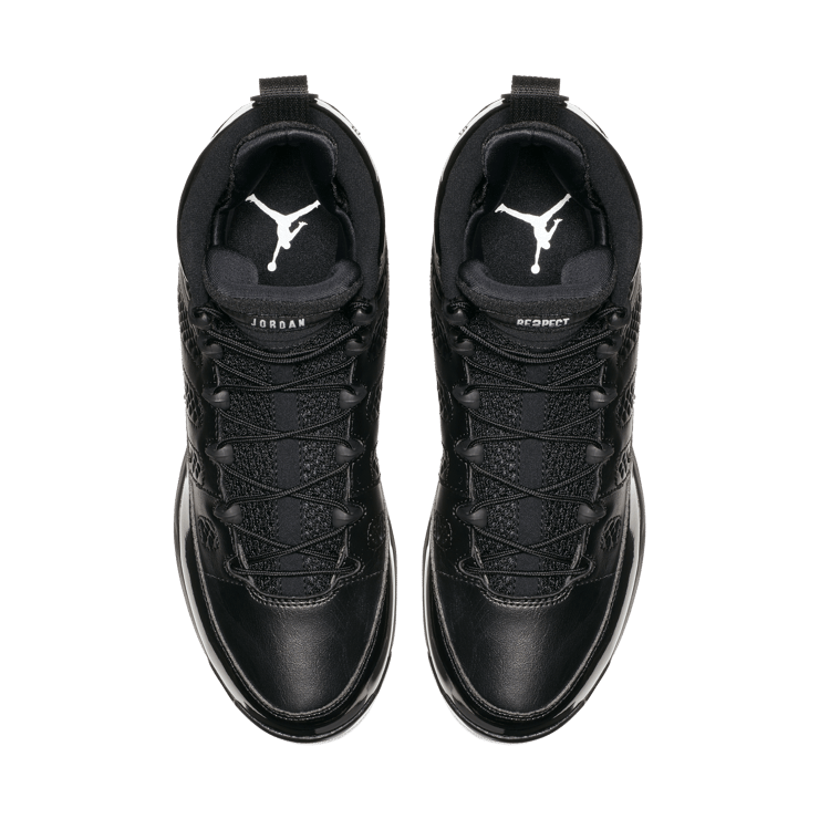 Jordan 9 Retro Metal Cleat RE2PECT Black Angle 6