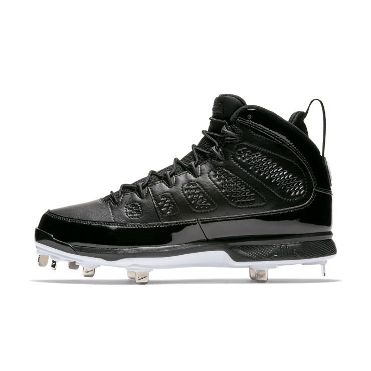 Jordan 9 Retro Metal Cleat RE2PECT Black Angle 3