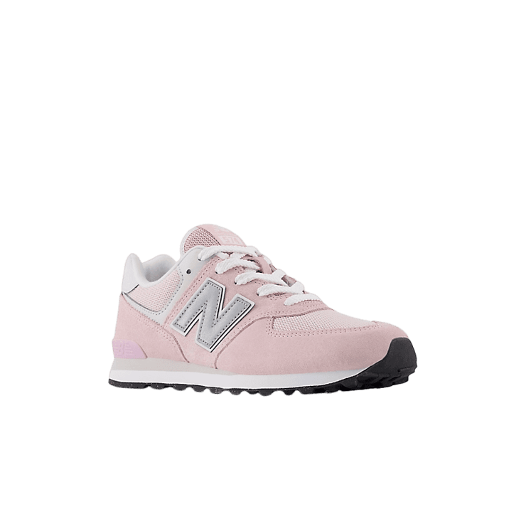 New Balance 574 Pink Grey (GS) Angle 2