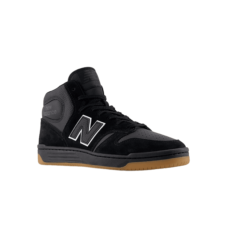 New Balance NB Numeric 480 High Black Beige Angle 2