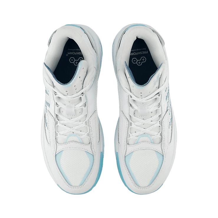 New Balance Fresh Foam BB v2 White Blue Angle 1