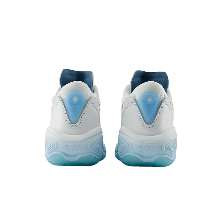 New Balance Fresh Foam BB v2 White Blue Angle 4