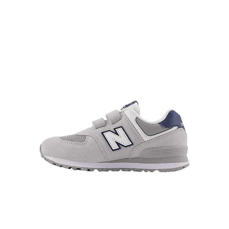 New Balance 574 HOOK & LOOP Grey Blue (GS) Angle 0