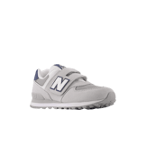 New Balance 574 HOOK & LOOP Grey Blue (GS) Angle 2