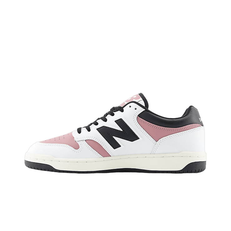 New Balance 480 White Pink Black Angle 0