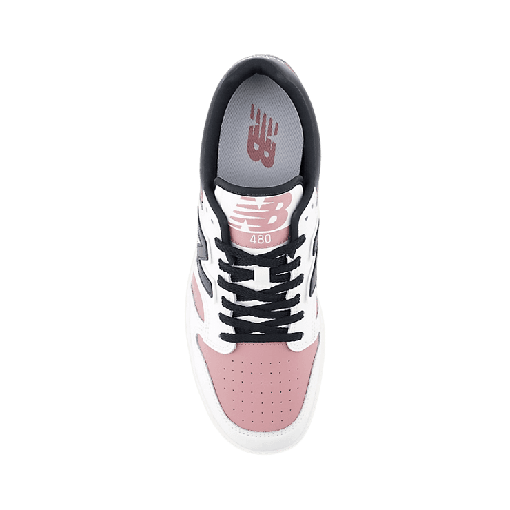 New Balance 480 White Pink Black Angle 1