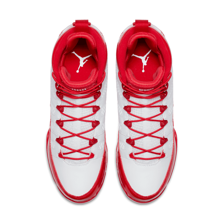 Jordan 9 Retro MCS University Red Angle 1