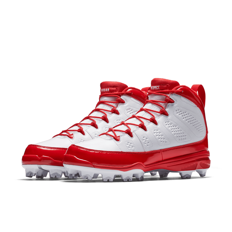 Jordan 9 Retro MCS University Red Angle 2