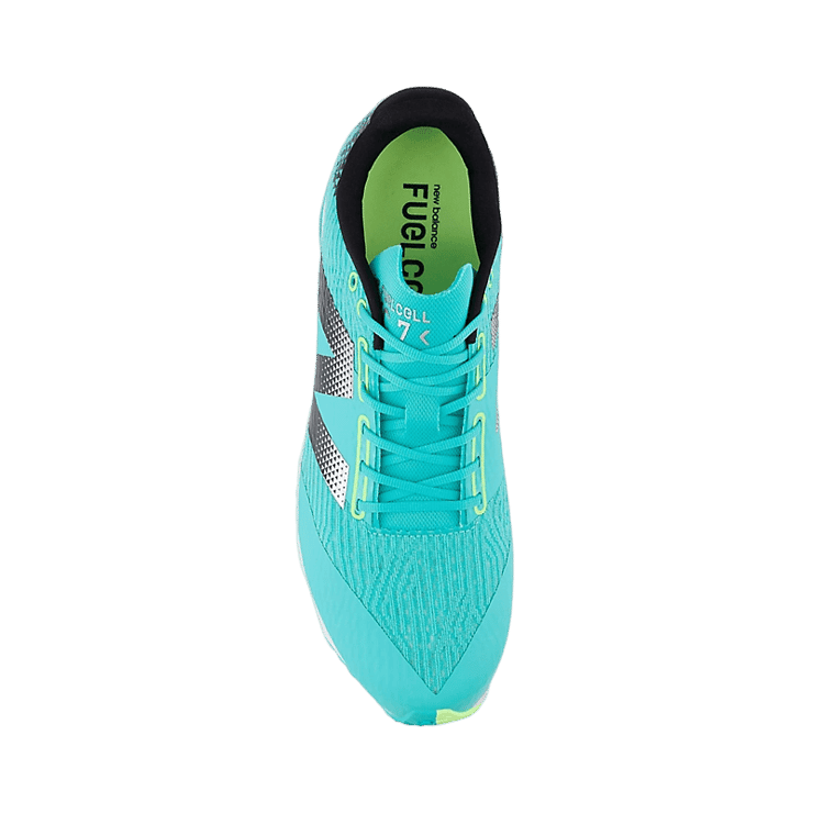 New Balance FuelCell XC7 v5 Green Black Grey Angle 1