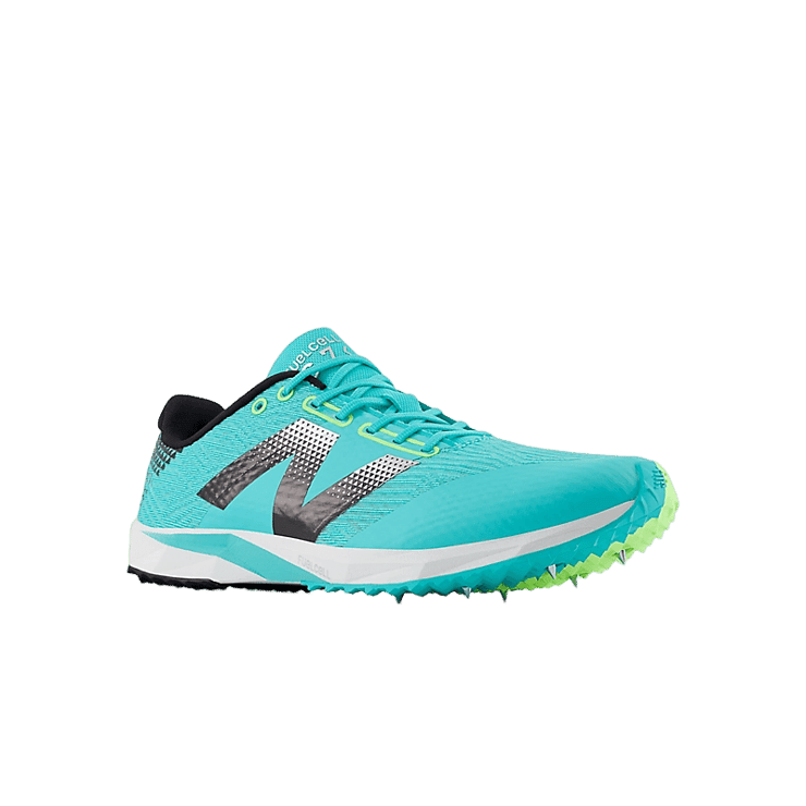 New Balance FuelCell XC7 v5 Green Black Grey Angle 2