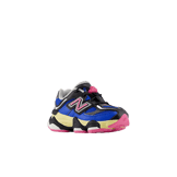 New Balance 9060 Blue Pink Orange (GS) Angle 2