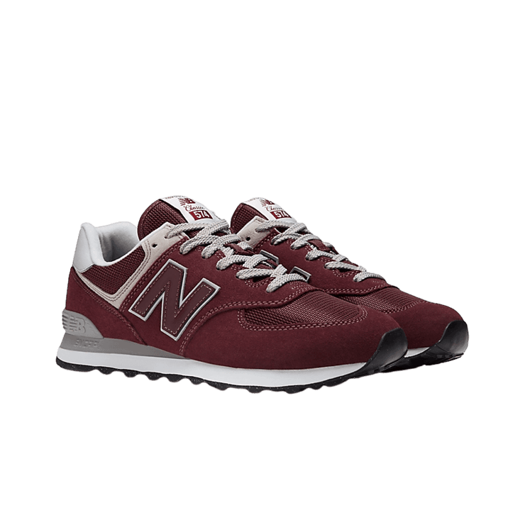 New Balance 574 Core Red White Angle 2