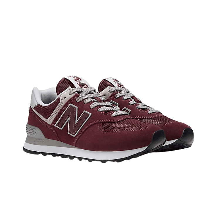 New Balance 574 Core Red White (W) Angle 2