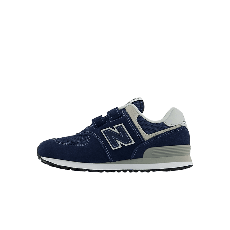 New Balance 574 Core Hook & Loop Blue White (GS) Angle 0