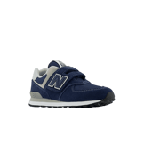 New Balance 574 Core Hook & Loop Blue White (GS) Angle 2