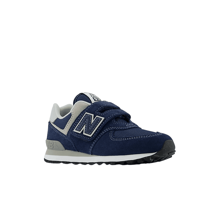 New Balance 574 Core Hook & Loop Blue White (GS) Angle 2