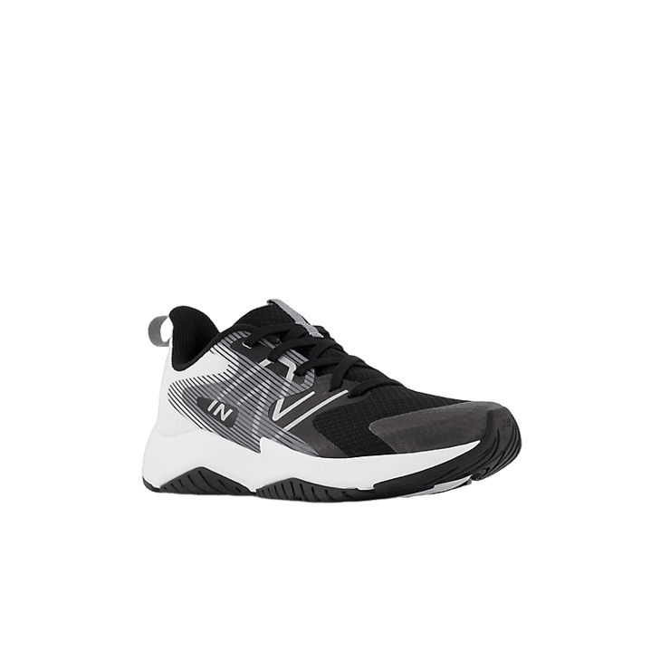 New Balance Rave Run v2 Black White (GS) Angle 2