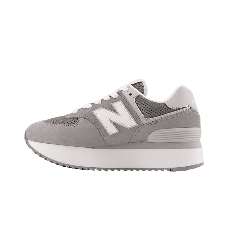 New Balance 574+ Grey White (W) Angle 0