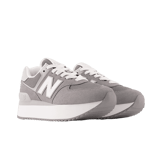 New Balance 574+ Grey White (W) Angle 2