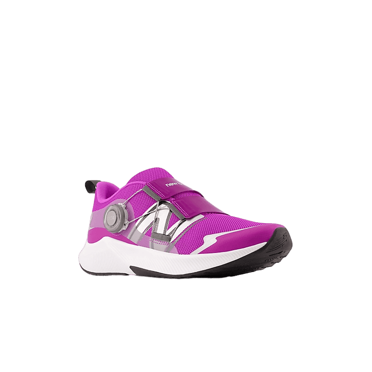 New Balance DynaSoft Reveal v4 BOA® Pink Purple Grey (GS) Angle 2