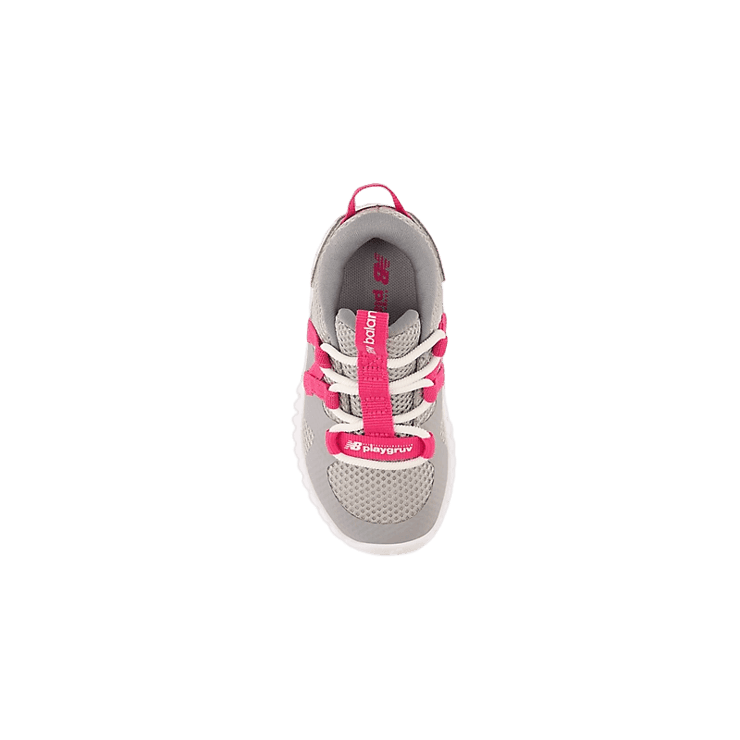 New Balance PLAYGRUV v2 Bungee Grey Pink (GS) Angle 1